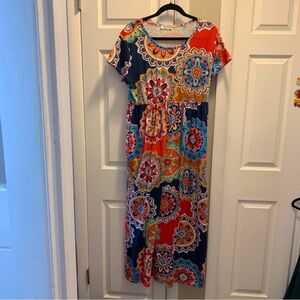 Cute Floral Maxi Dress